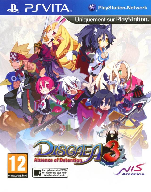 Disgaea 3: Absence of Detention Playstation Vita Game PAL