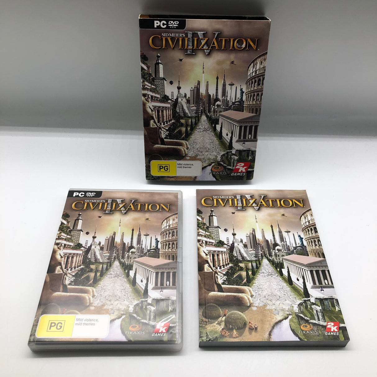 Sid Meier's Civilization IV PC Game Windows DVD-ROM Complete With Manual 25AU4
