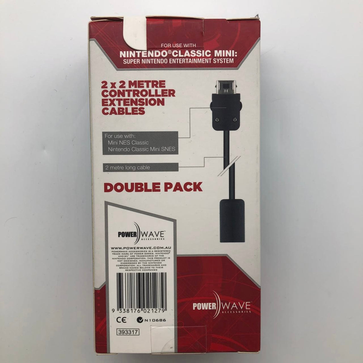 Nintendo Classic Mini SNES Controller Extension Cables 2m