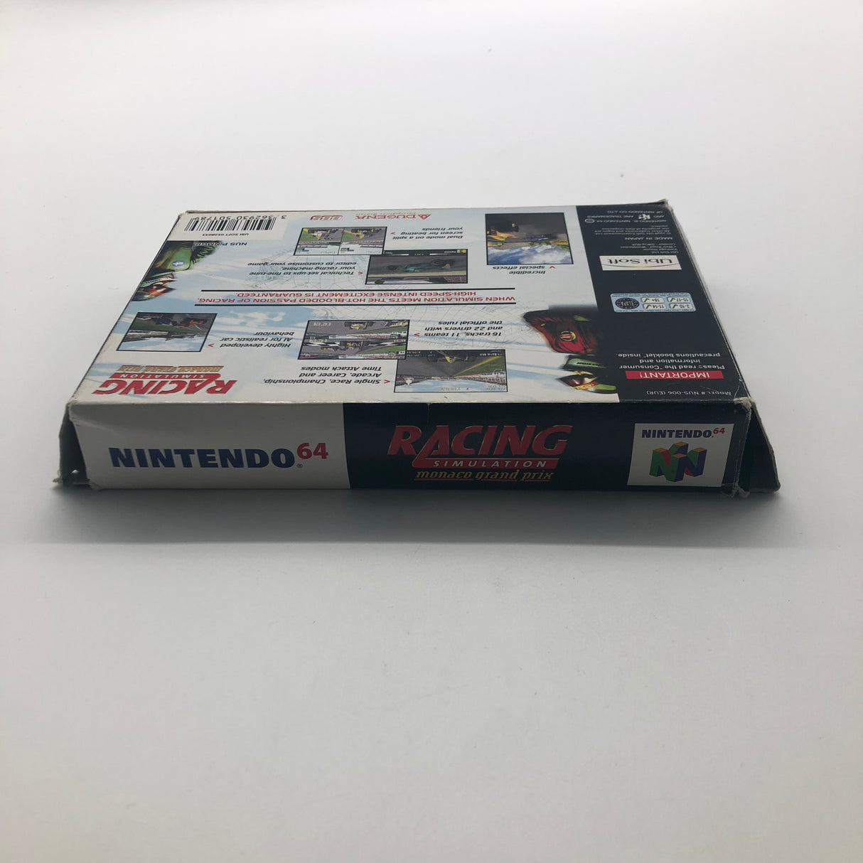 Racing simulation Monaco Grand Prix Nintendo 64 N64 Game Boxed Complete PAL