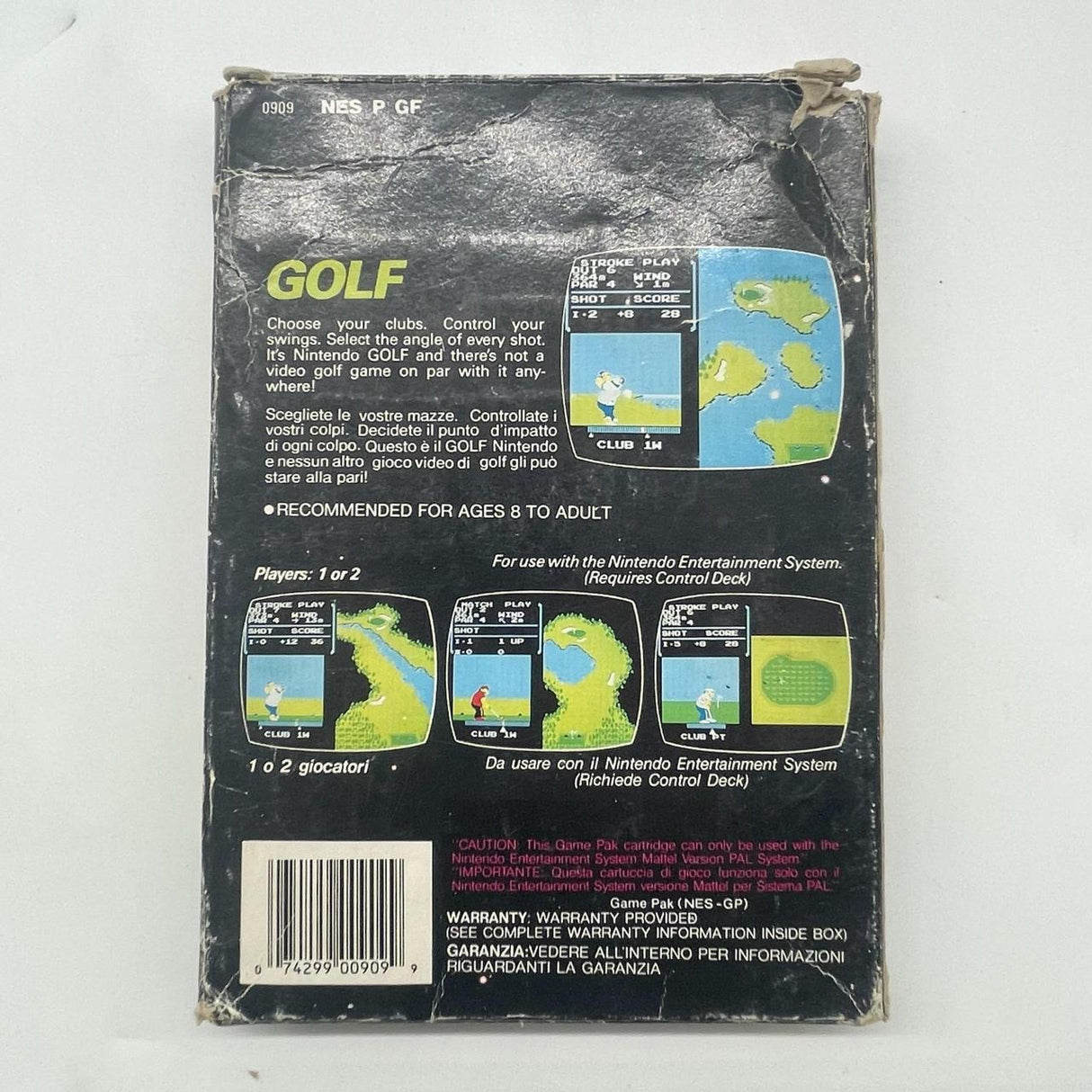 Golf Nintendo Entertainment System NES Game Boxed Complete PAL