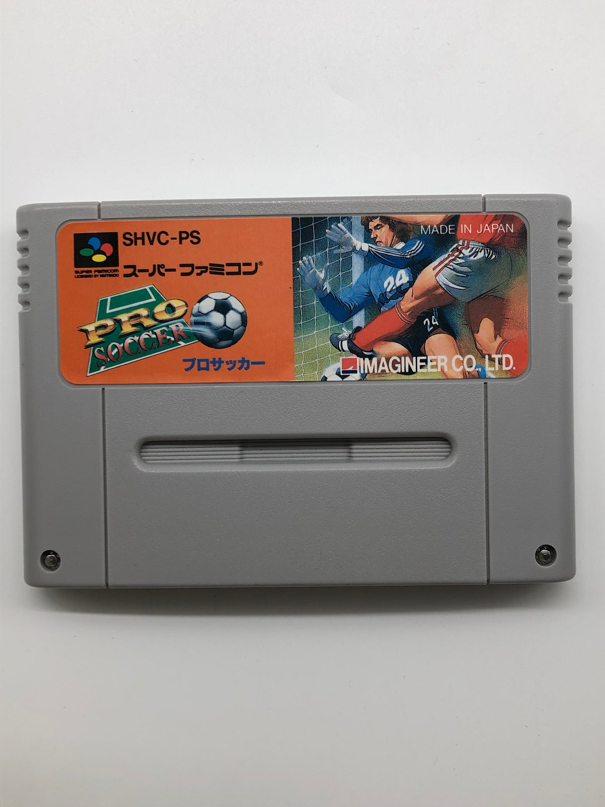 Pro Soccer Super Nintendo SNES Game Cartridge NTSC-J
