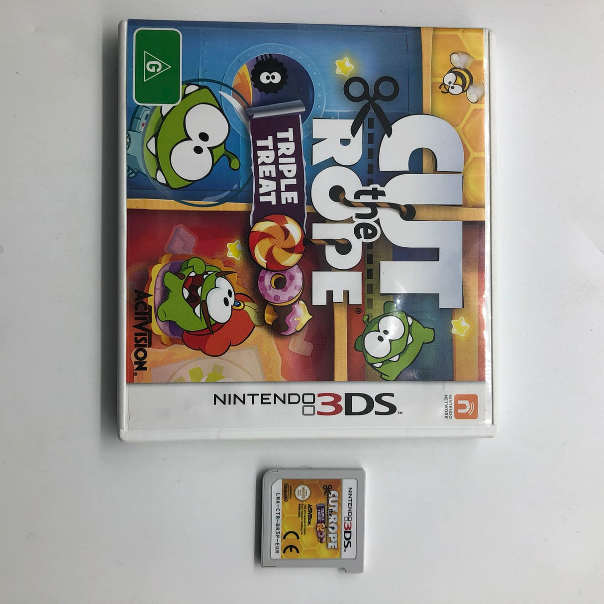 Cut The Rope Triple Treat Nintendo 3DS Game PAL
