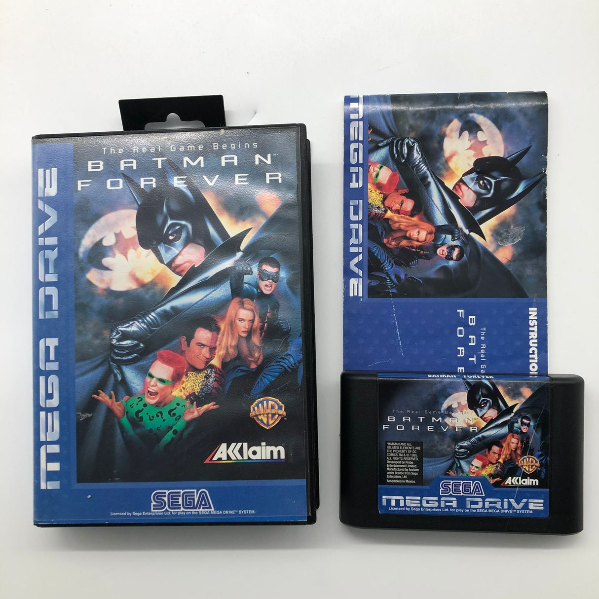Batman Forever Sega Mega Drive Game + Manual PAL