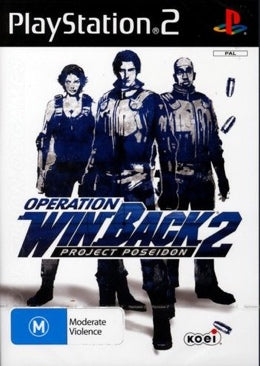 WinBack 2: Project Poseidon Playstation 2 PS2 Game PAL