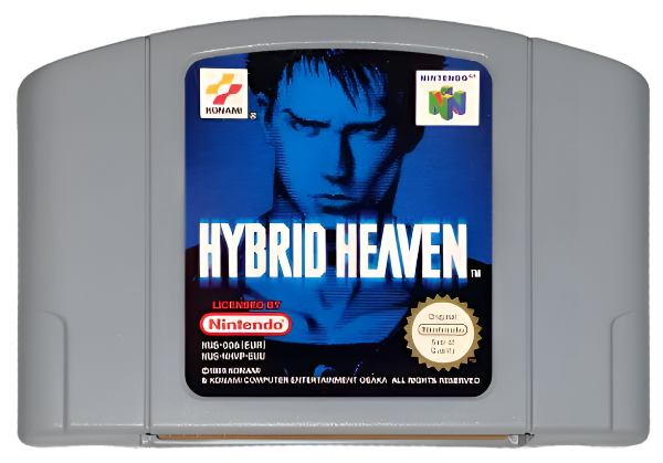 Hybrid Heaven Nintendo 64 N64 Game Cartridge PAL