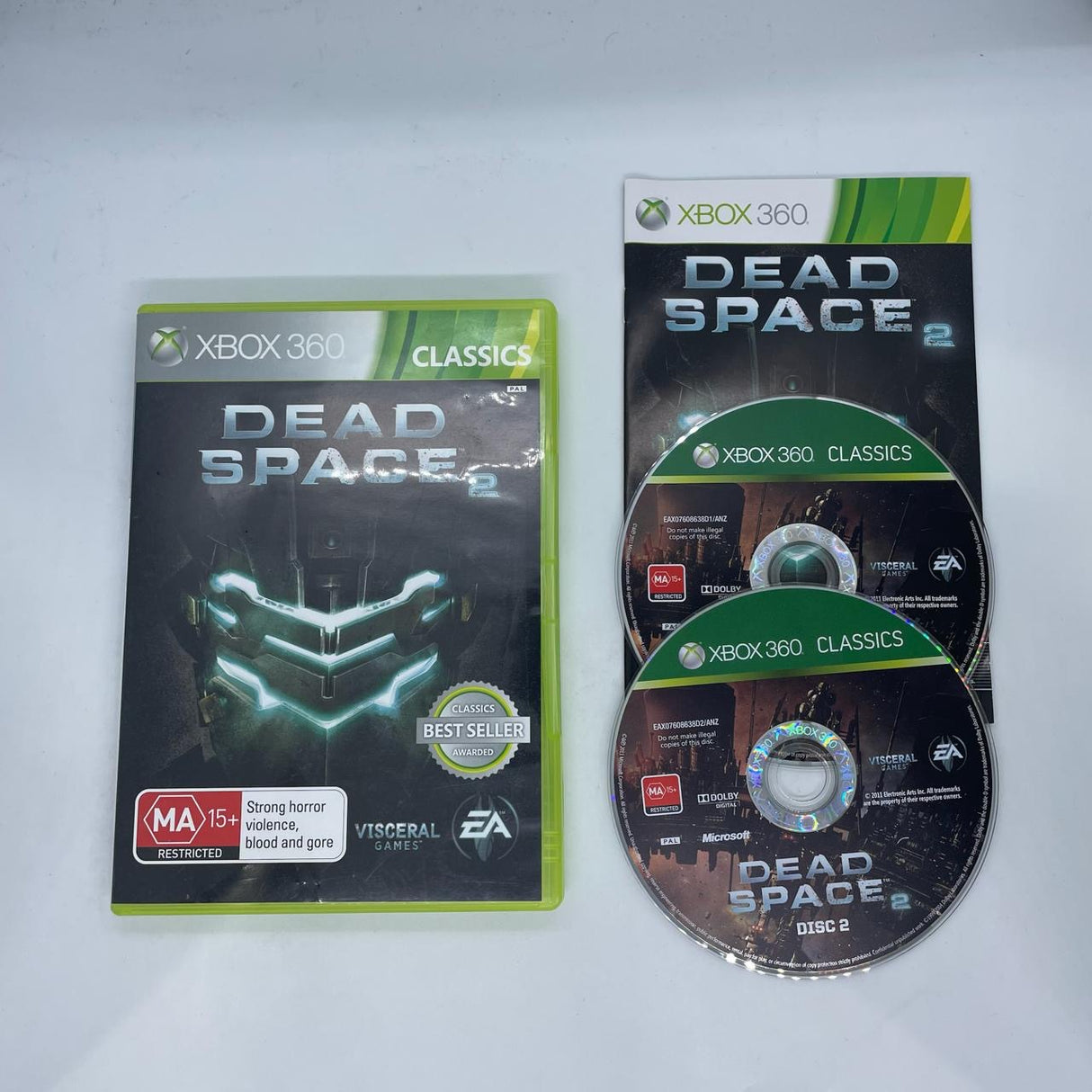 Dead Space 2 Xbox 360 Game + Manual PAL