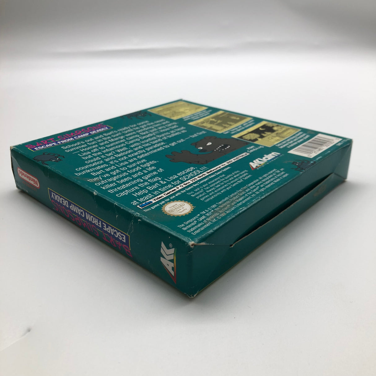 Bart Simpson's Escape from Camp Deadly Nintendo Gameboy Original Game Boxed Complete