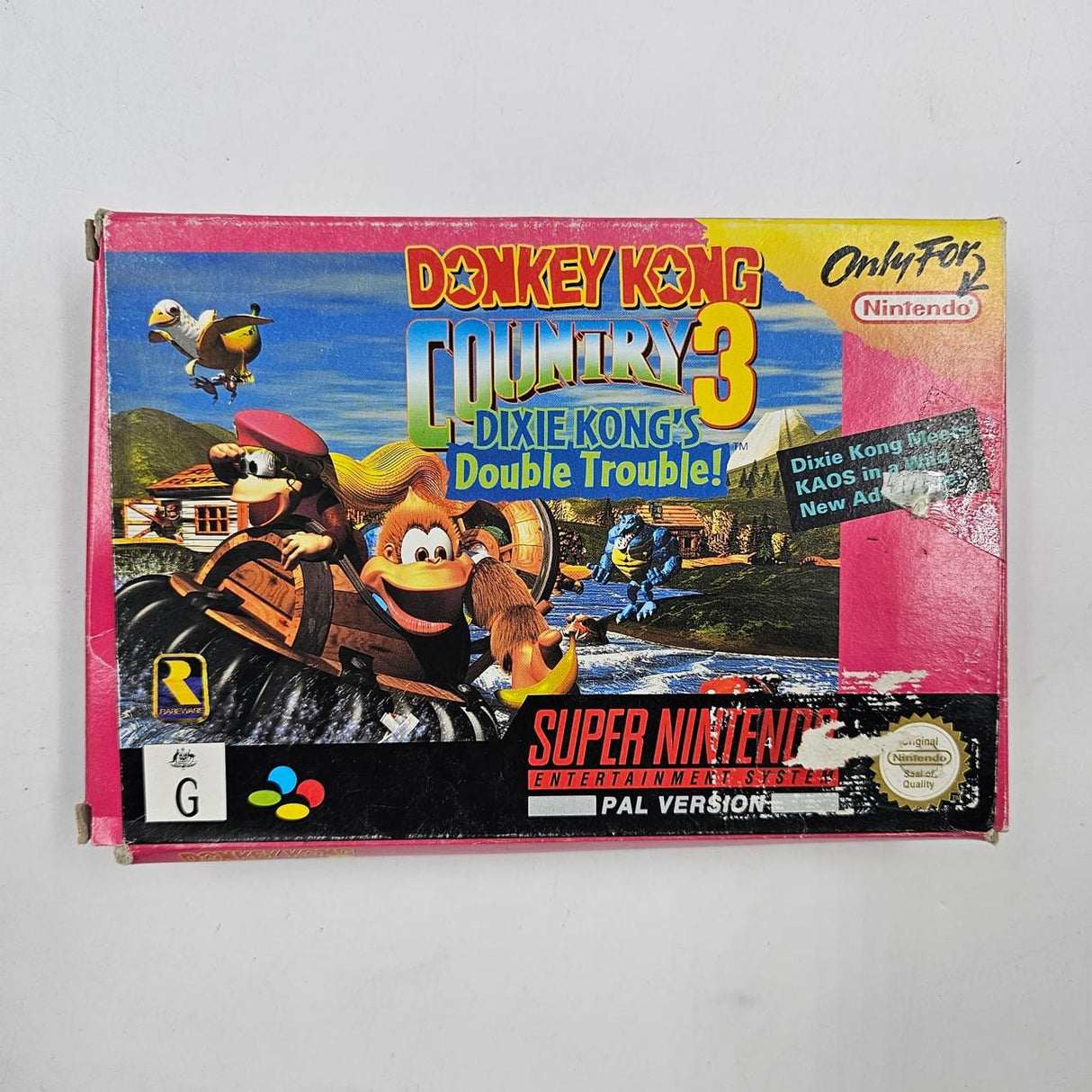 Donkey Kong Country 3 Super Nintendo SNES Game Boxed Complete PAL