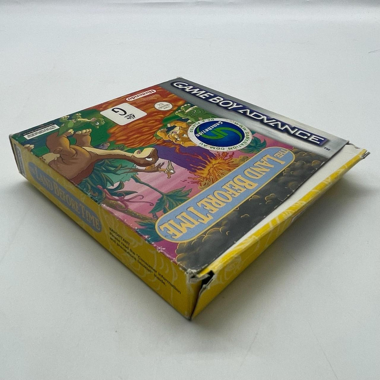 The Land Before Time Nintendo Gameboy Advance GBA Game Boxed Complete PAL