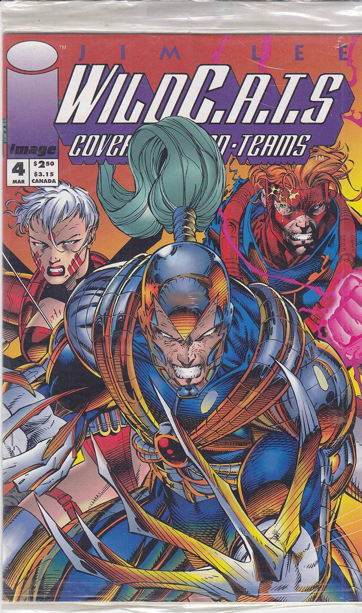 WildC.A.T.S Covert Action Teams #4 March By Jim Lee Image Comic Book