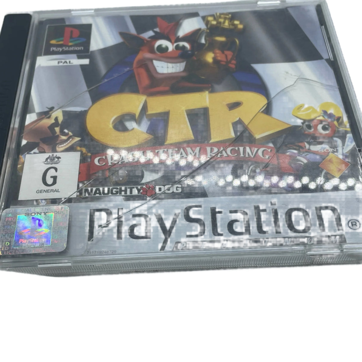 CTR Crash Team Racing PS1 Playstation 1 Game + Manual PAL