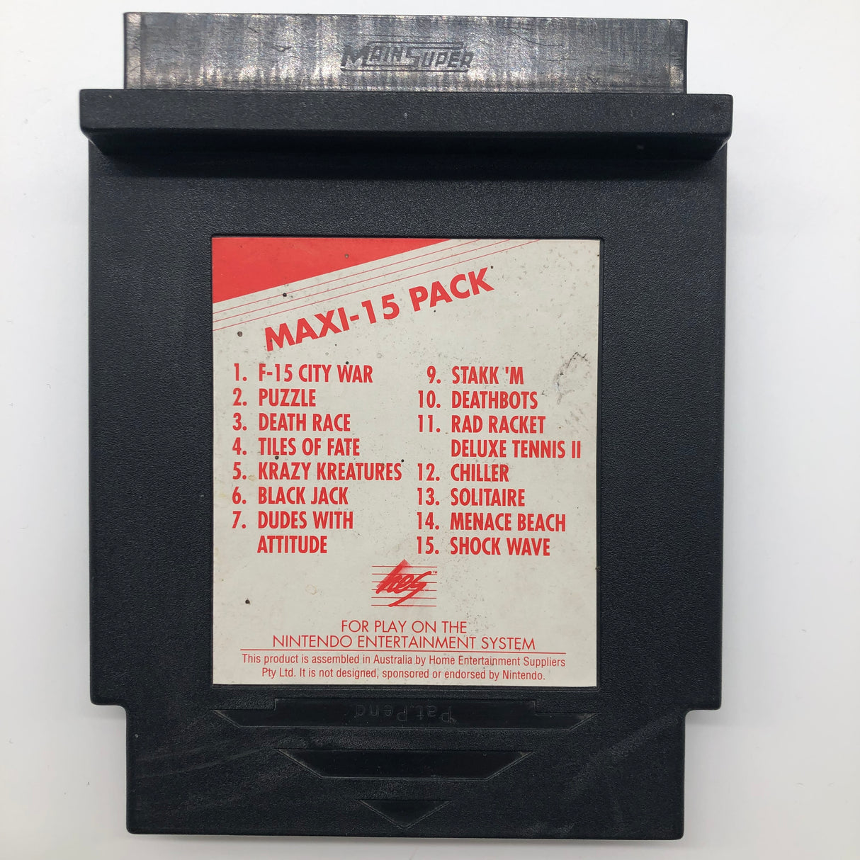 Maxi-15 Pack Nintendo Entertainment System NES Game PAL