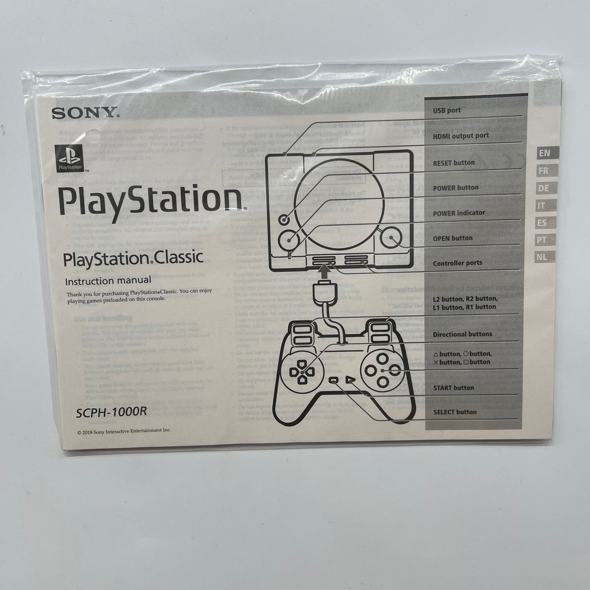 Sony Playstation Classic Console SCPH-1000R PAL Boxed