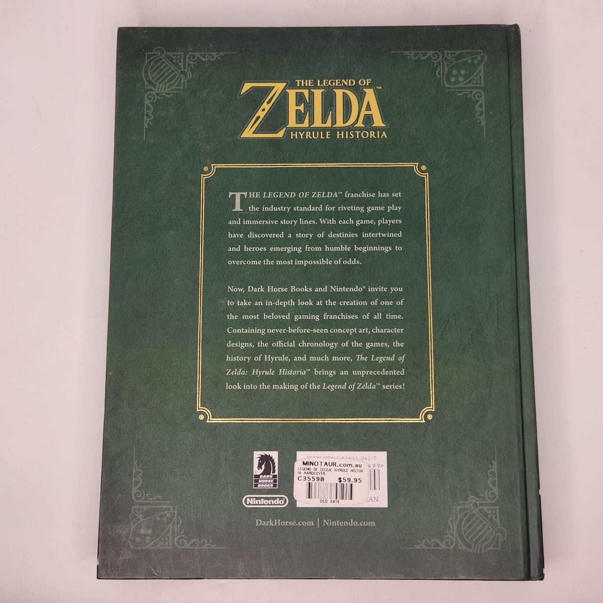 The Legend Of Zelda Hyrule Historia Nintendo Dark Horse Hardcover