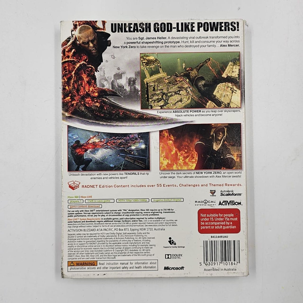 Prototype 2 Xbox 360 PAL Game