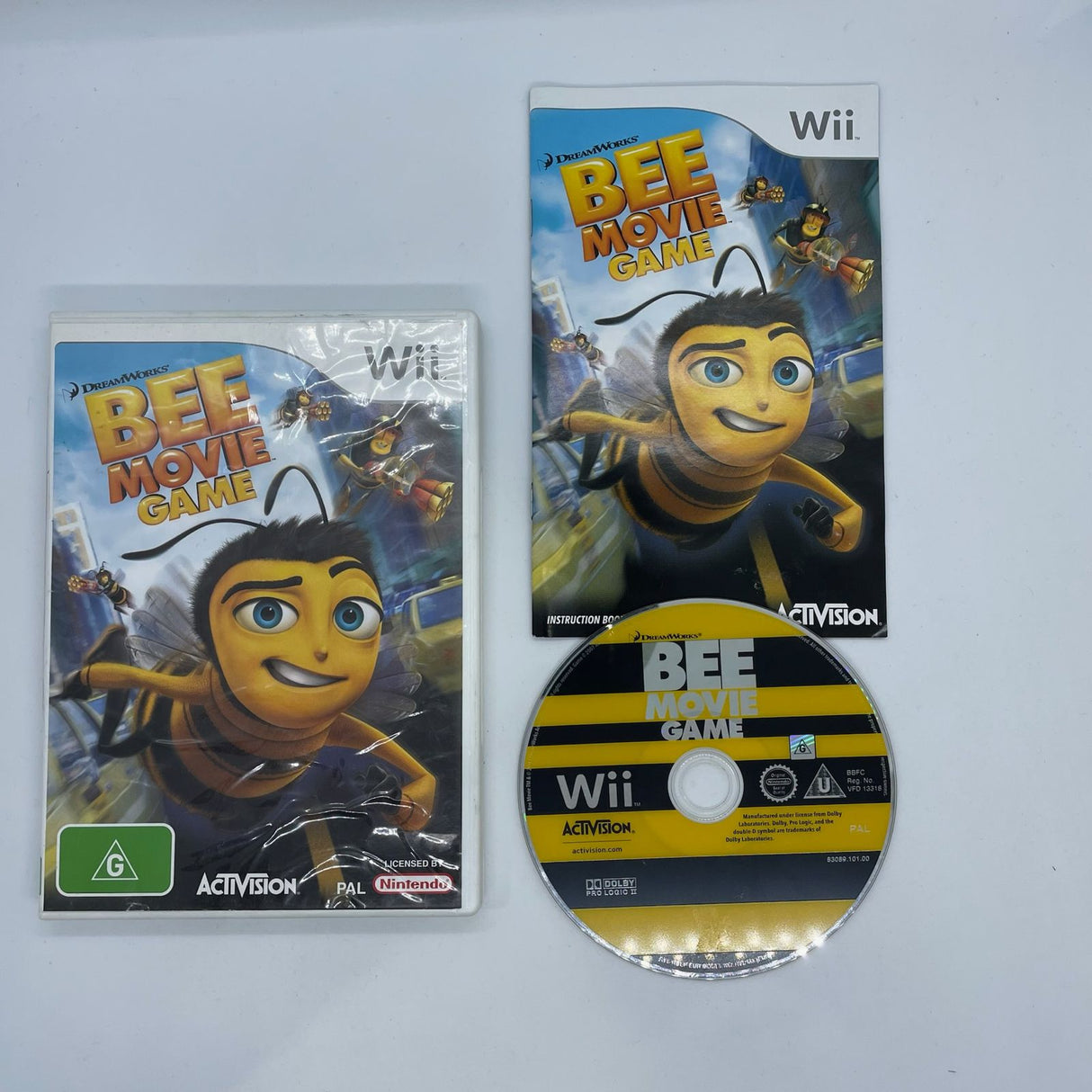 Bee Movie Game Nintendo Wii Game + Manual PAL