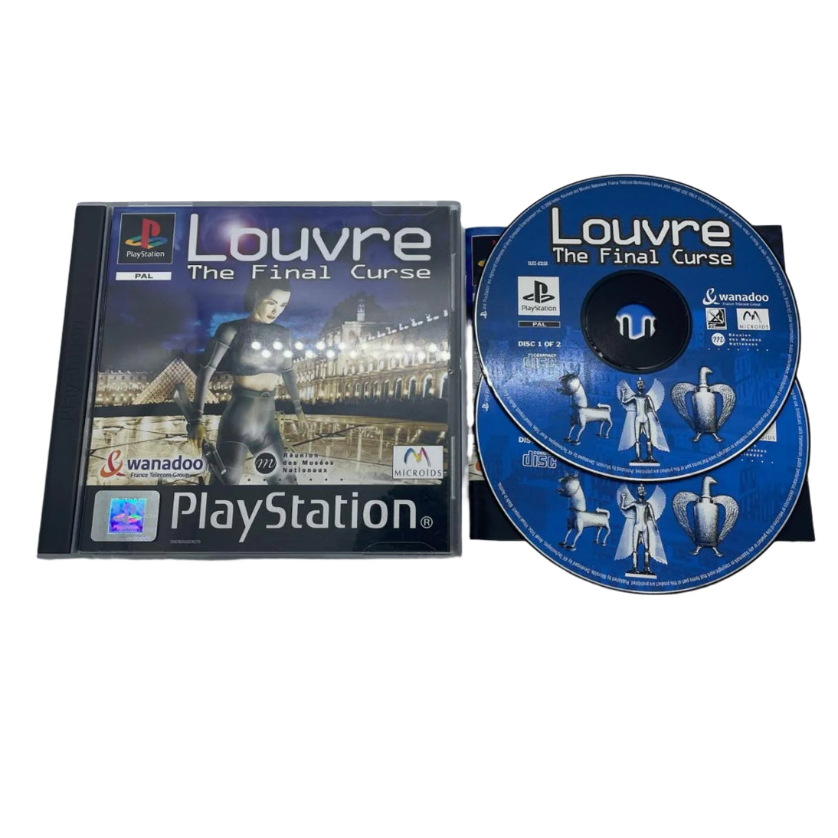 Louvre The Final Curse PS1 Playstation 1 Game + Manual PAL