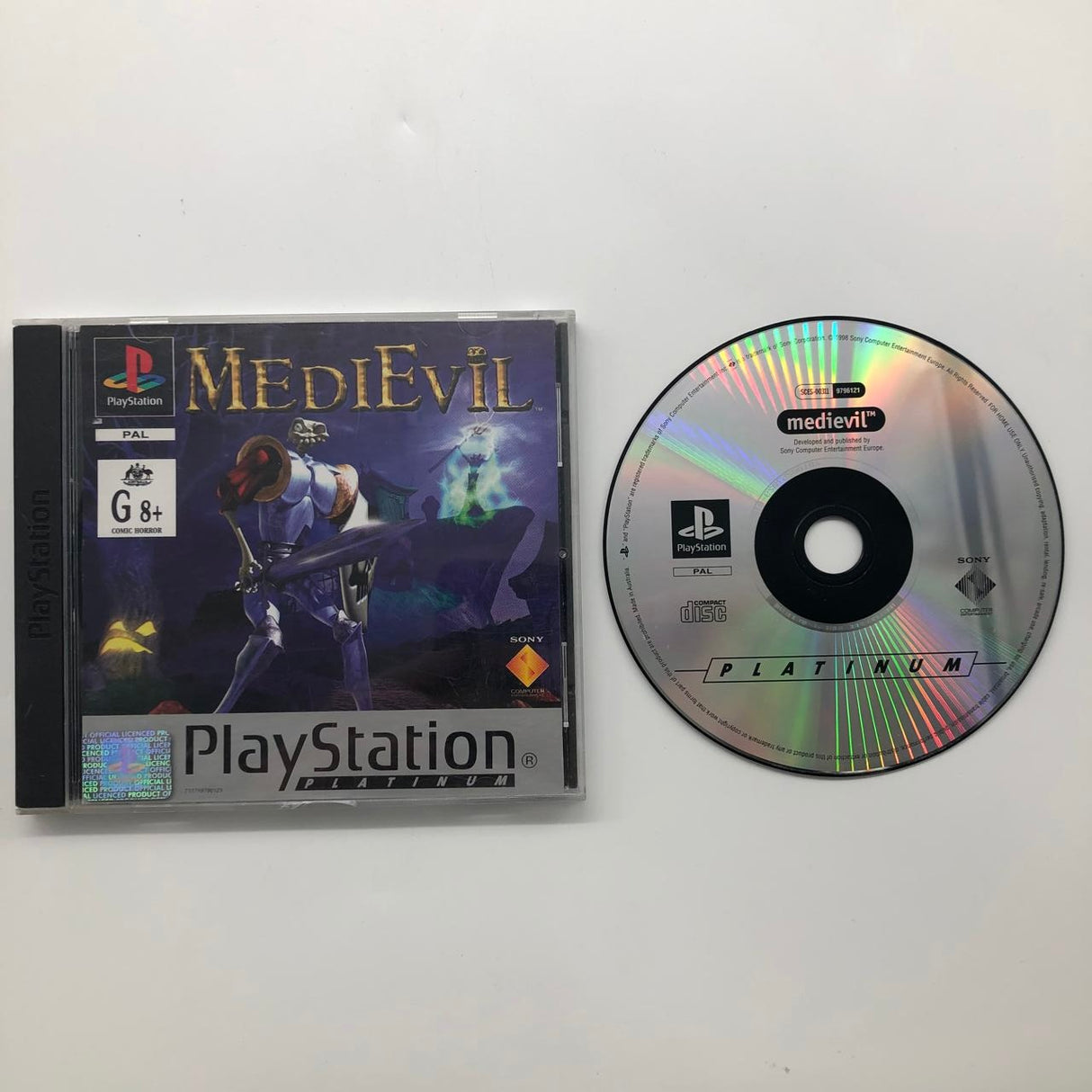 MediEvil PS1 Playstation 1 Game PAL