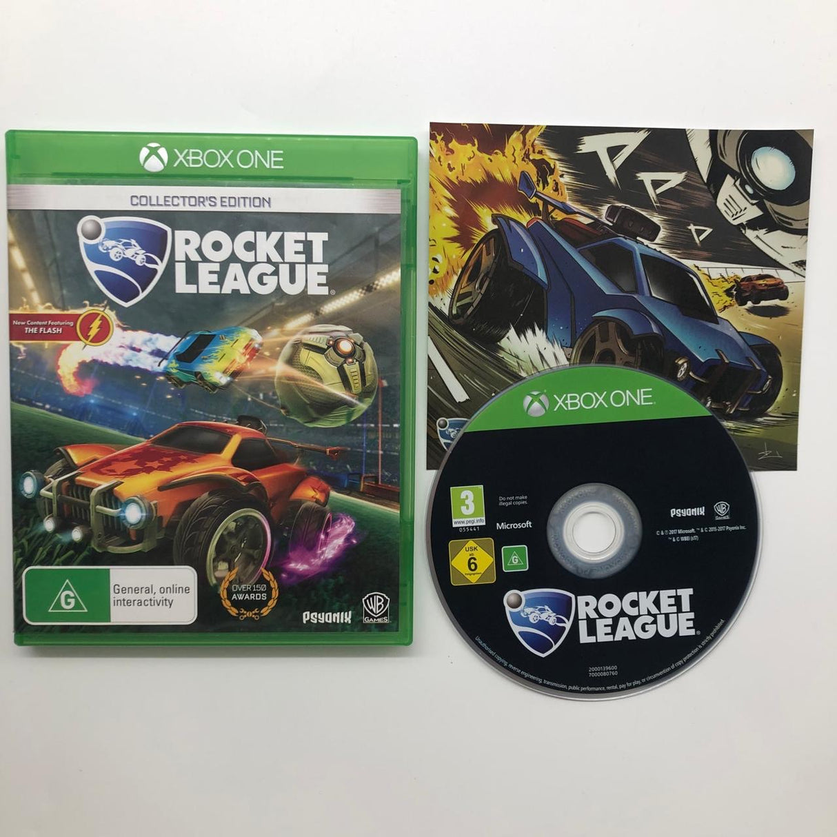 Rocket League Xbox One Game + Manual PAL