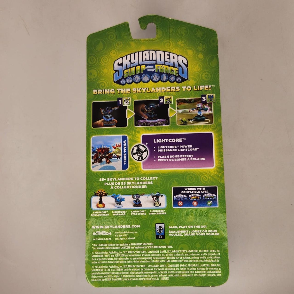 Skylanders Swap Force Lightcore Wham Shell