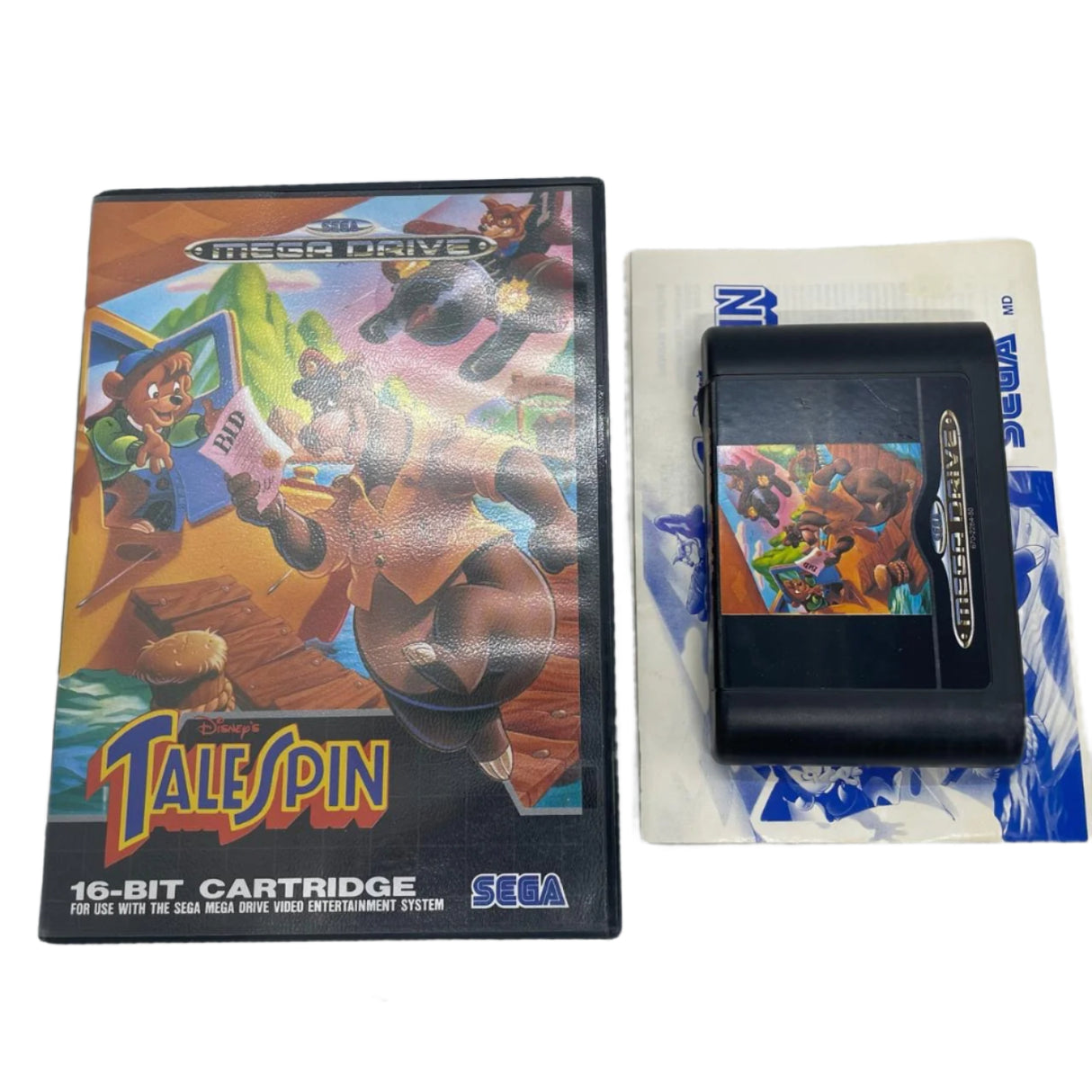 Tale Spin Sega Mega Drive Game + Manual PAL