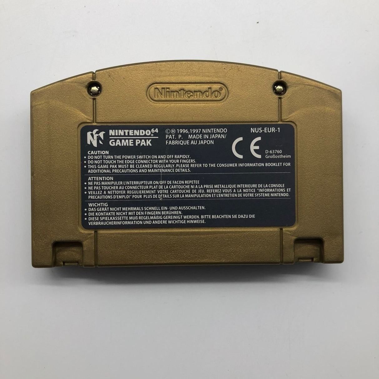 The Legend of Zelda Majora's Mask Nintendo 64 N64 Game Cartridge PAL