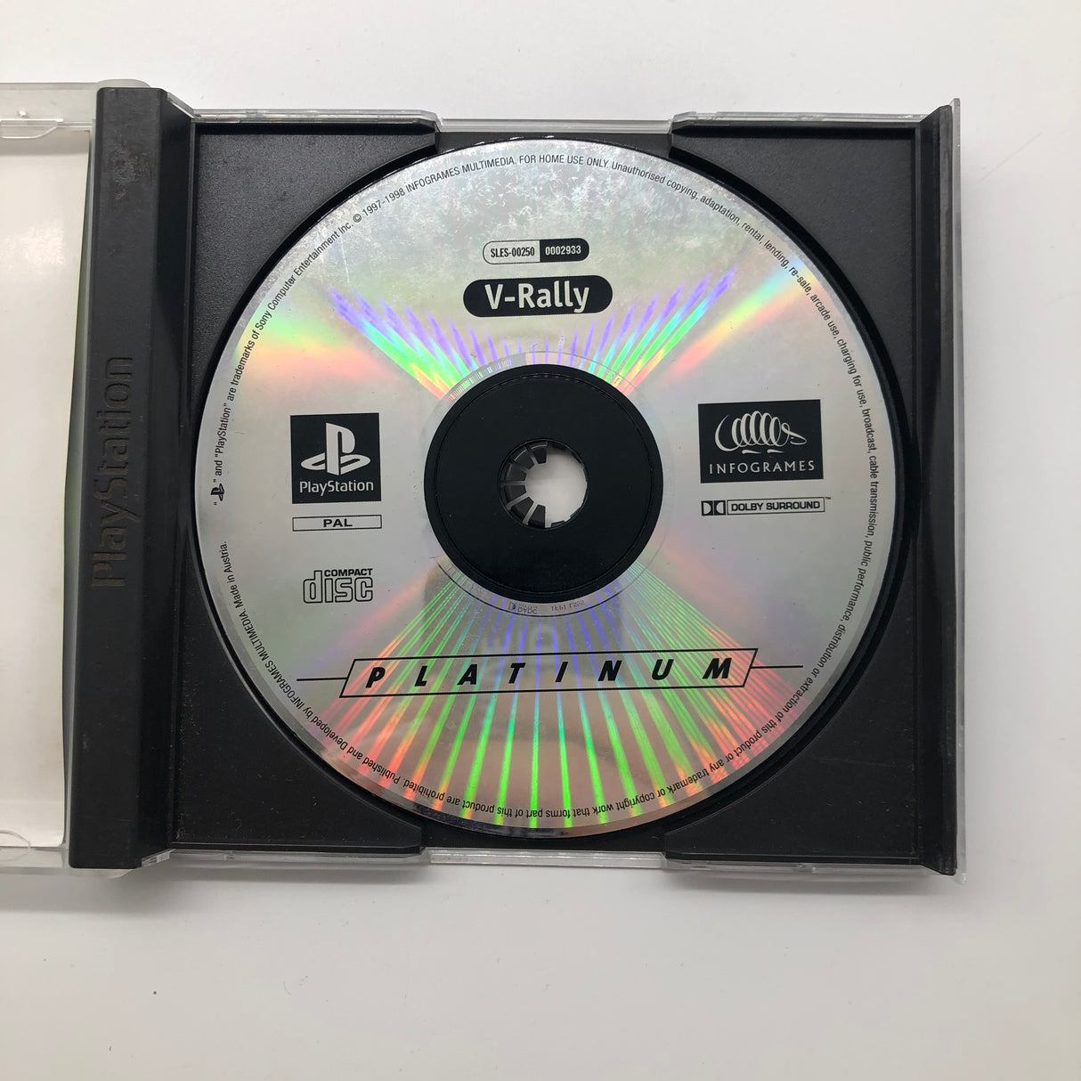 V-Rally 97 Championship Edition PS1 Playstation 1 Game PAL