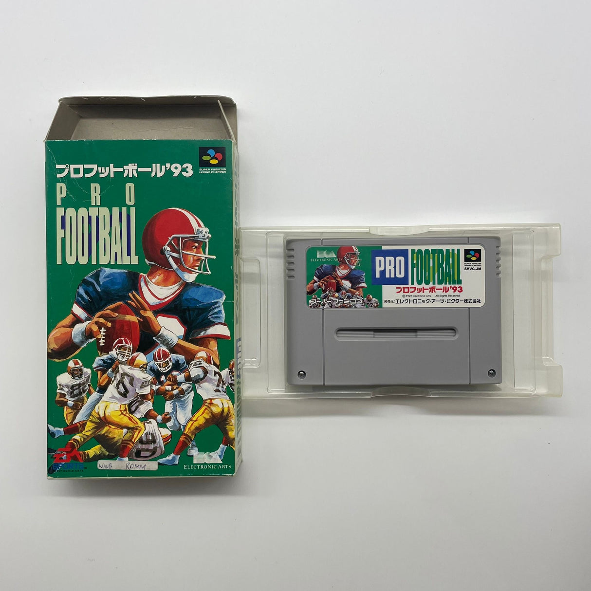 Pro Football 93 Super Nintendo SNES Game NTSC-J