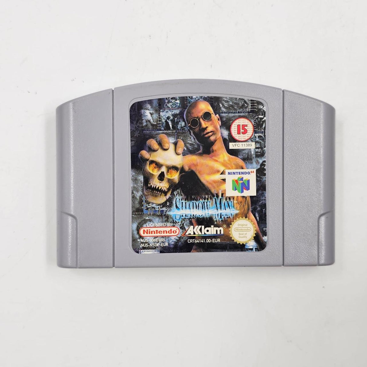 Shadow Man Nintendo 64 N64 Game Cartridge PAL