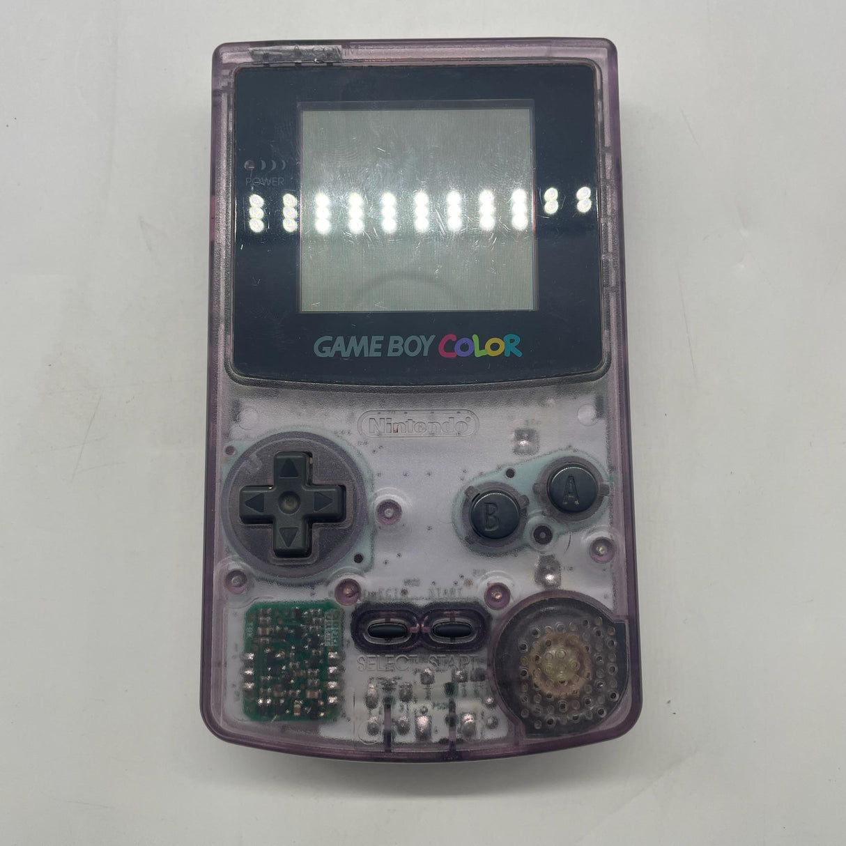Game Boy Color Atomic Clear Purple Console Boxed Complete with Manual