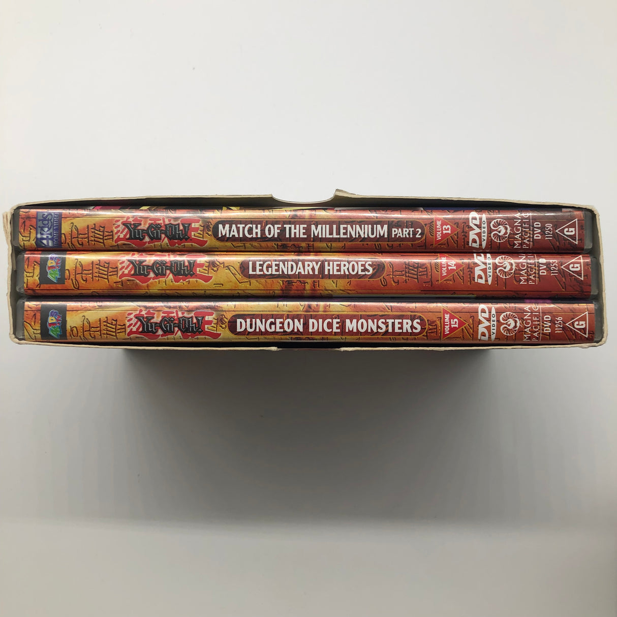 Yu-Gi-Oh DVD Volume 13-15 Manga Book