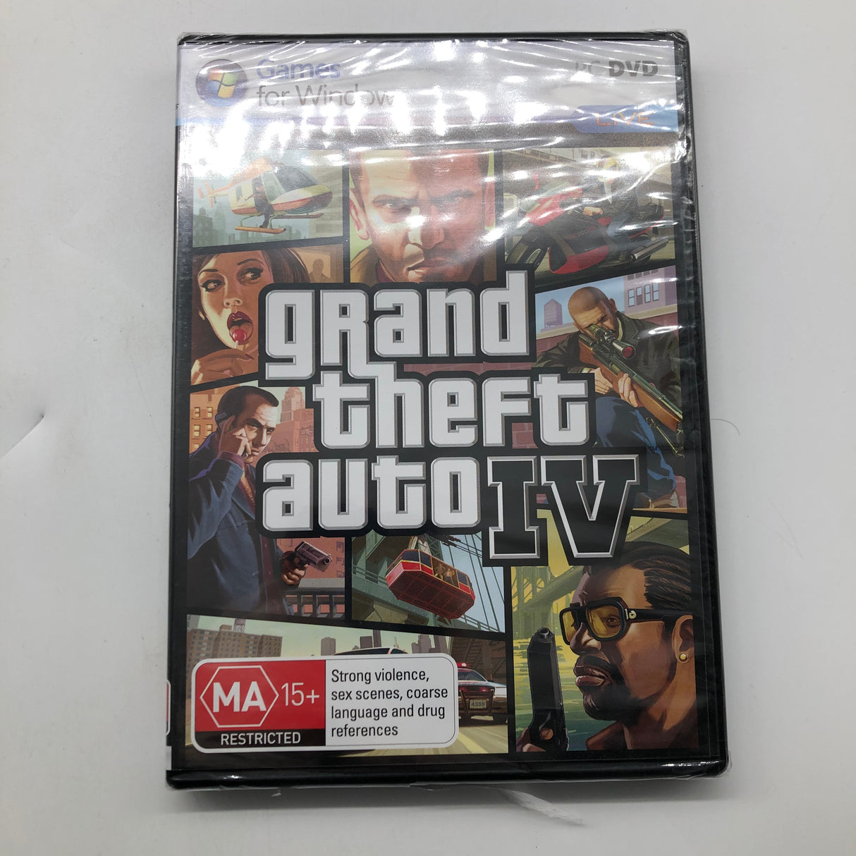 Grand Theft Auto IV Games for Windows PC Computer Game DVD Brand New SEALED 25AU4