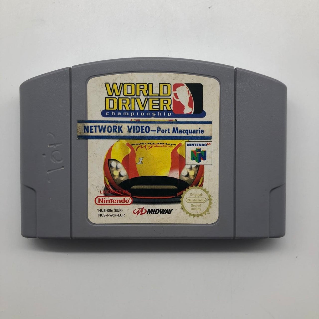 World Driver Championships Nintendo 64 N64 Game Cartridge PAL