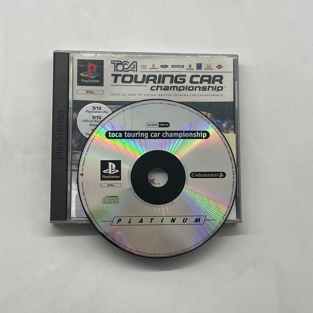 Toca Touring Car Championship PS1 Playstation 1 Game + Manual PAL