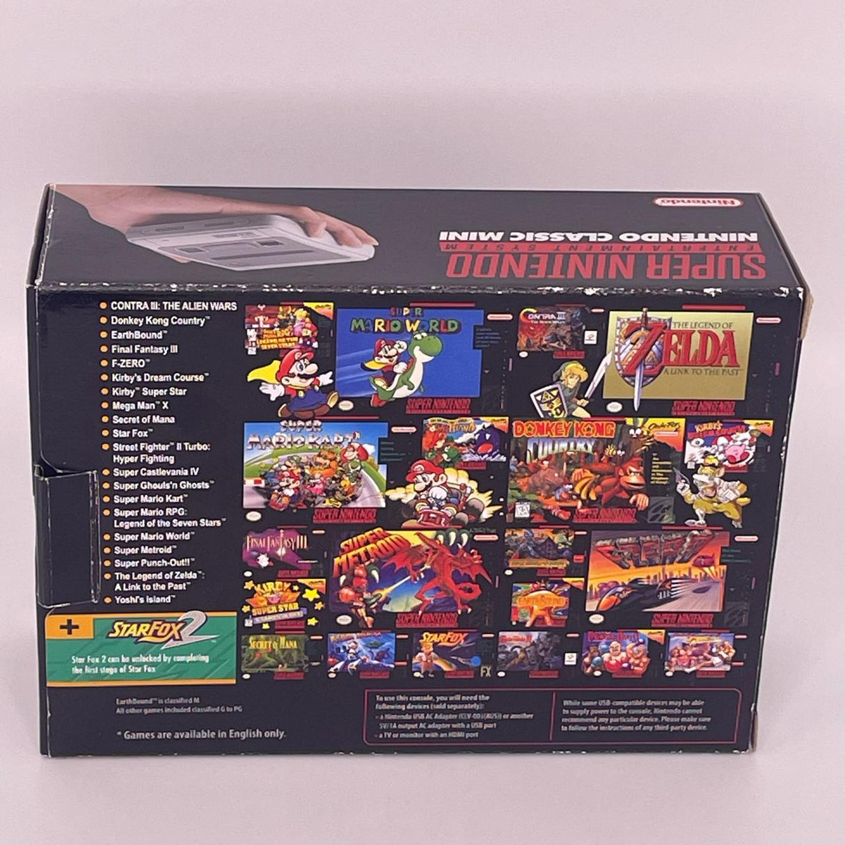 Super Nintendo Entertainment System SNES Nintendo Classic Mini Console Boxed PAL