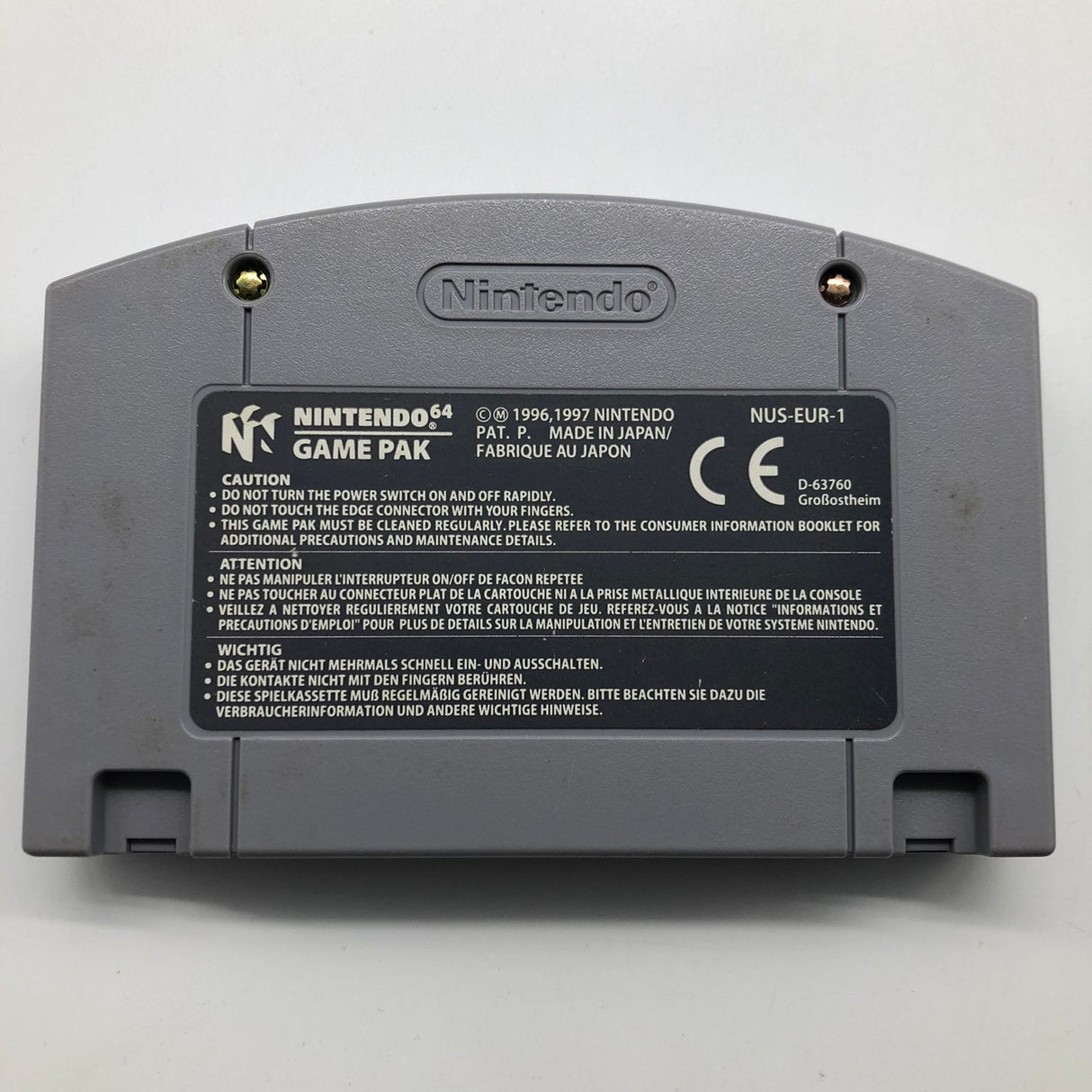 Pokemon Stadium Nintendo 64 N64 Game Cartridge PAL