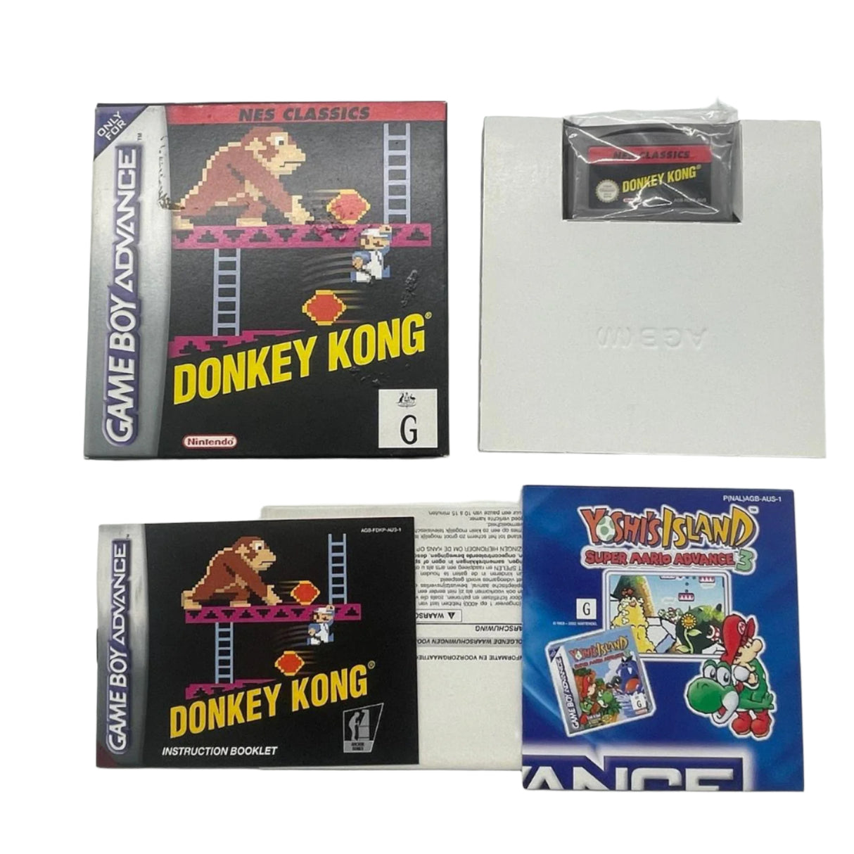 Donkey Kong Nintendo Gameboy Advance GBA Game Boxed Complete PAL