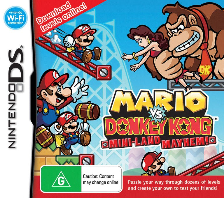 Mario vs. Donkey Kong: Mini-Land Mayhem! Nintendo DS NDS Game PAL