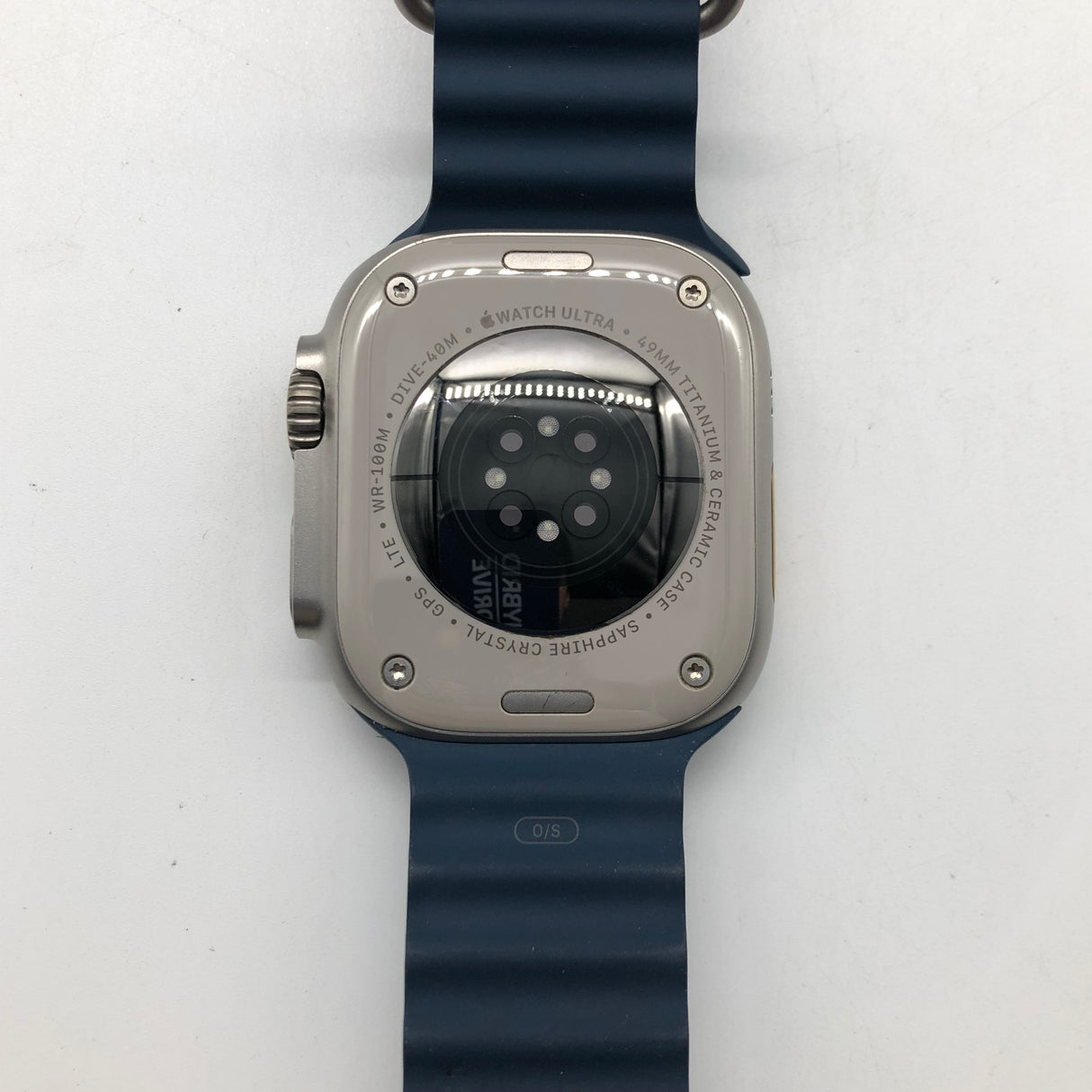 Apple Watch Ultra 49mm Titanium Case with Midnight Ocean Band And Charger 25AU4