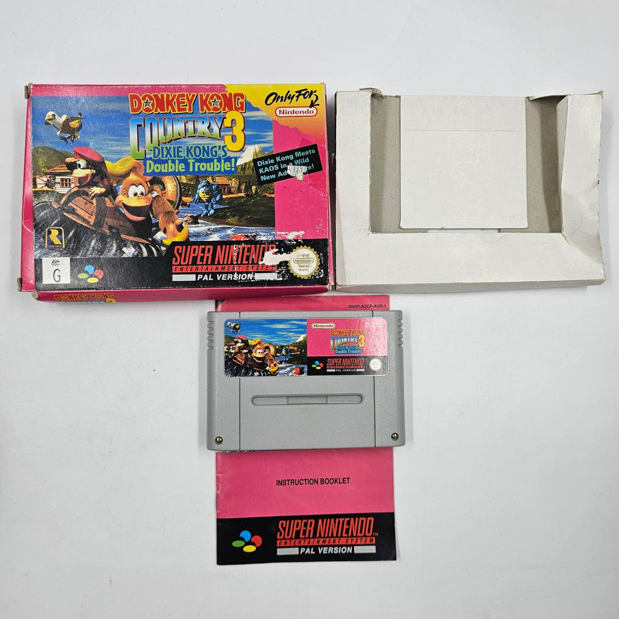 Donkey Kong Country 3 Super Nintendo SNES Game Boxed Complete PAL