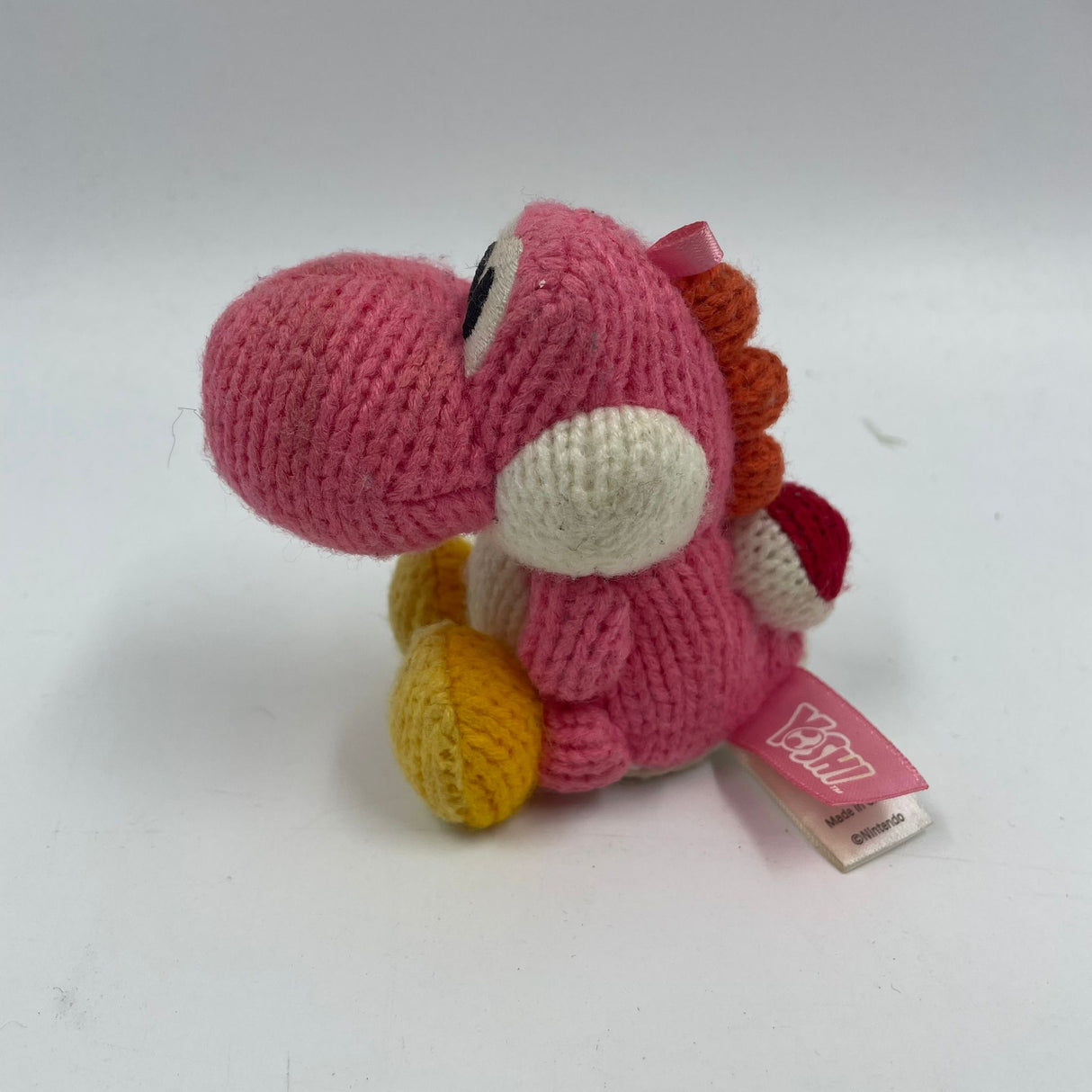 Yarn Yoshi Pink Nintendo Amiibo No.1