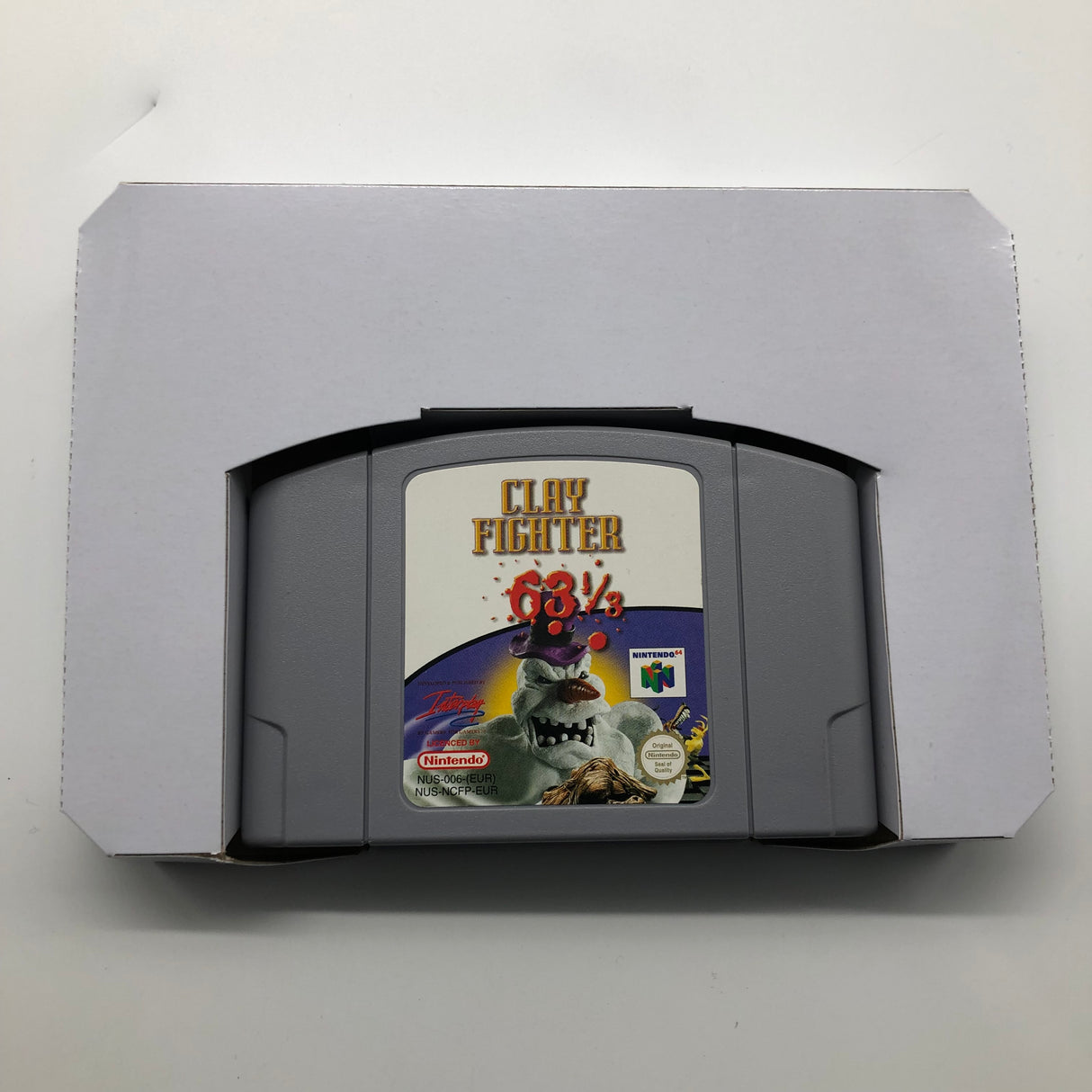 Clay Fighter 63 ⅓ Nintendo 64 N64 Game Boxed Complete PAL