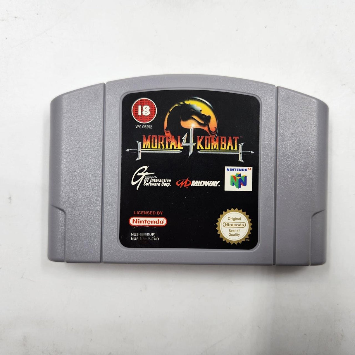 Mortal Kombat 4 Nintendo 64 N64 Game Boxed Complete PAL