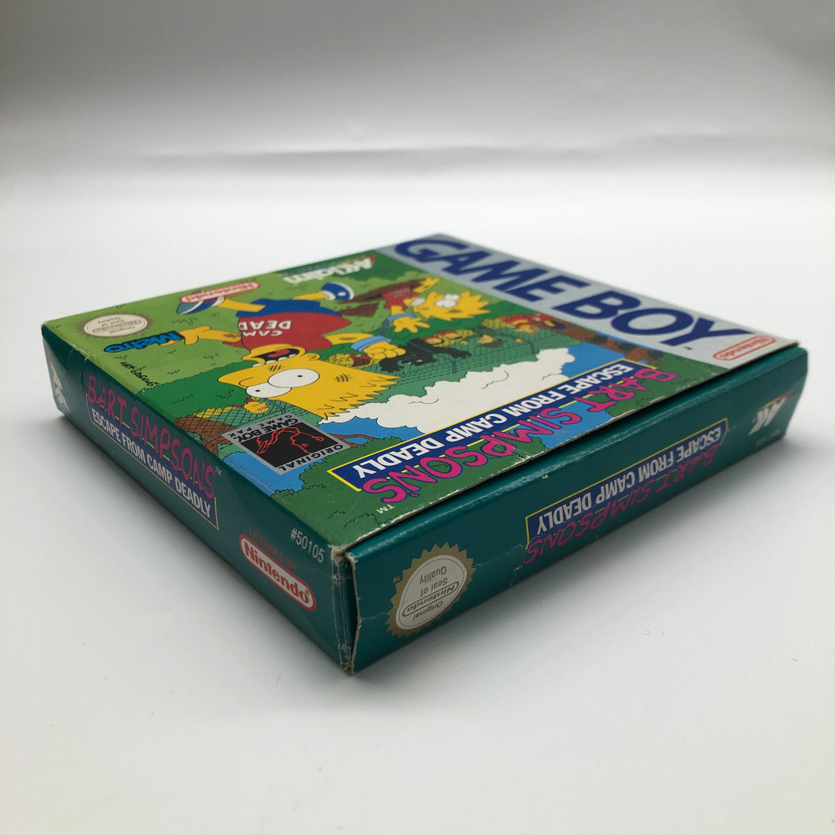 Bart Simpson's Escape from Camp Deadly Nintendo Gameboy Original Game Boxed Complete