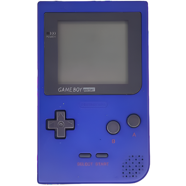 Nintendo Game Boy Pocket Blue Console + AAA Batteries