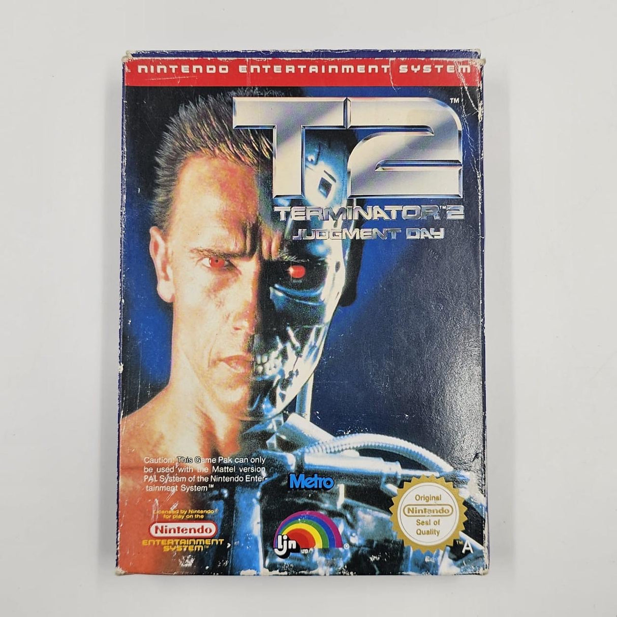 Terminator 2 Judgment day T2 Nintendo Entertainment System NES Game Boxed Complete PAL