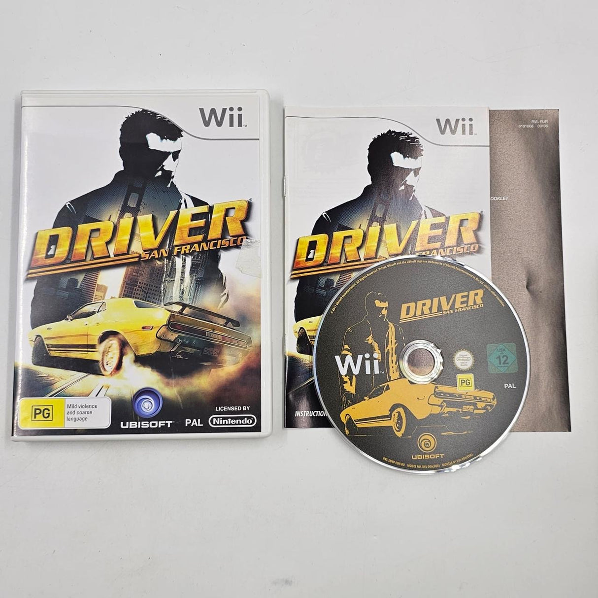 Driver San Francisco Nintendo Wii Game + Manual PAL