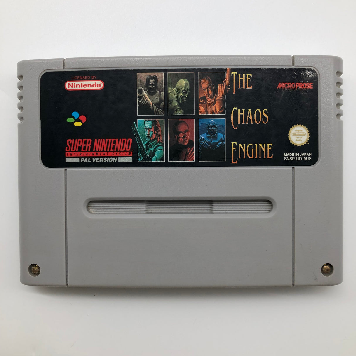The Chaos Engine Super Nintendo SNES Game Cartridge PAL
