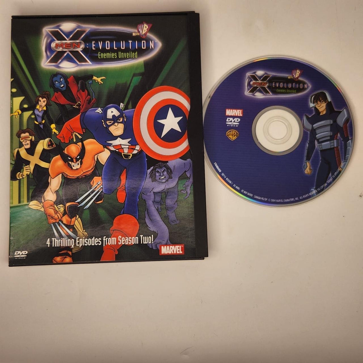 X-Men Evolution Marvel x3 DVD Video Combo